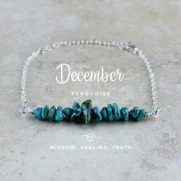December Birthstone Bracelet, Turquoise