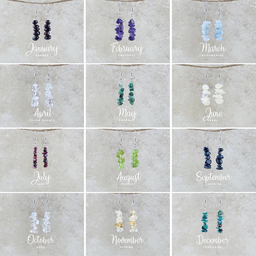Nia9 Birthstone Jewellery Earrings Collection-1