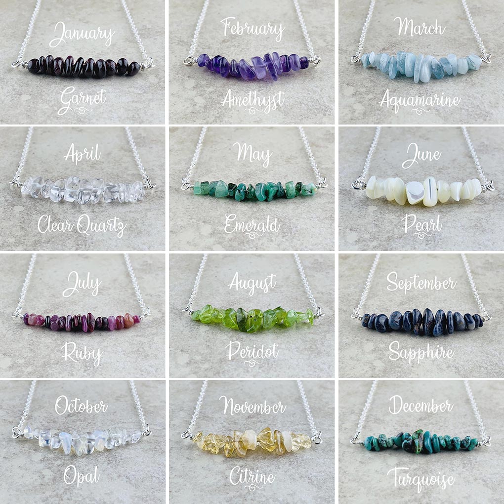 Nia9 Birthstone Jewellery Necklace Collection-1