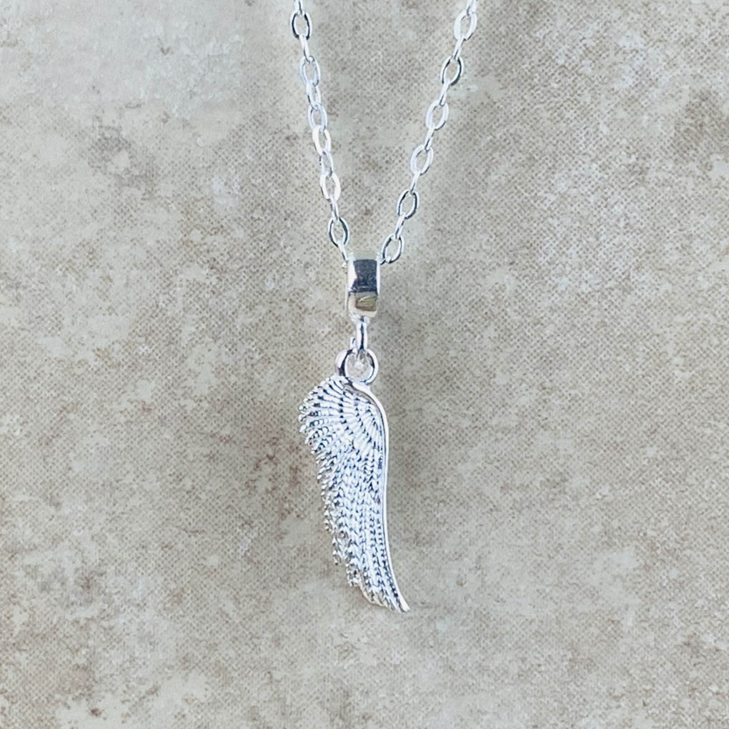 angel wings necklace ss2