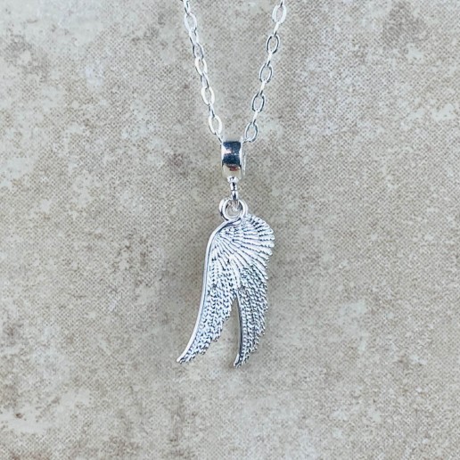 Angel wings necklace ss1