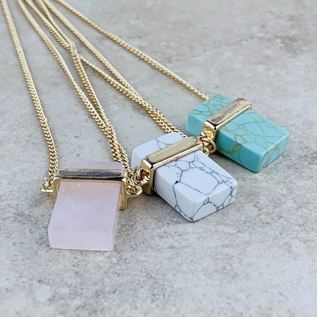 rectangle necklace collection1