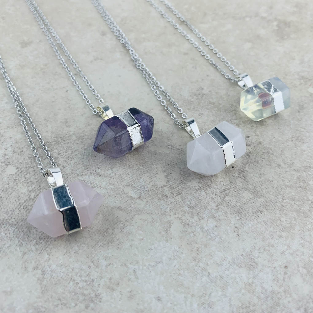 Earth Elements — Crystal Necklaces